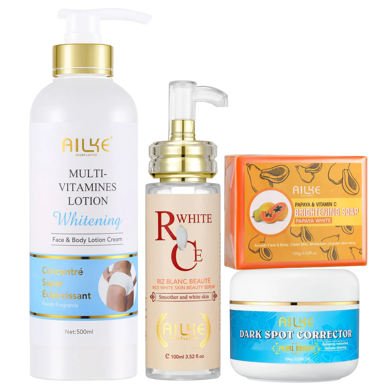 Skincare Vitamin C - AILKE Lotion pour le corps blanchissante